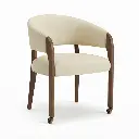 Mercer Scoop Arm Chair - Casters.webp