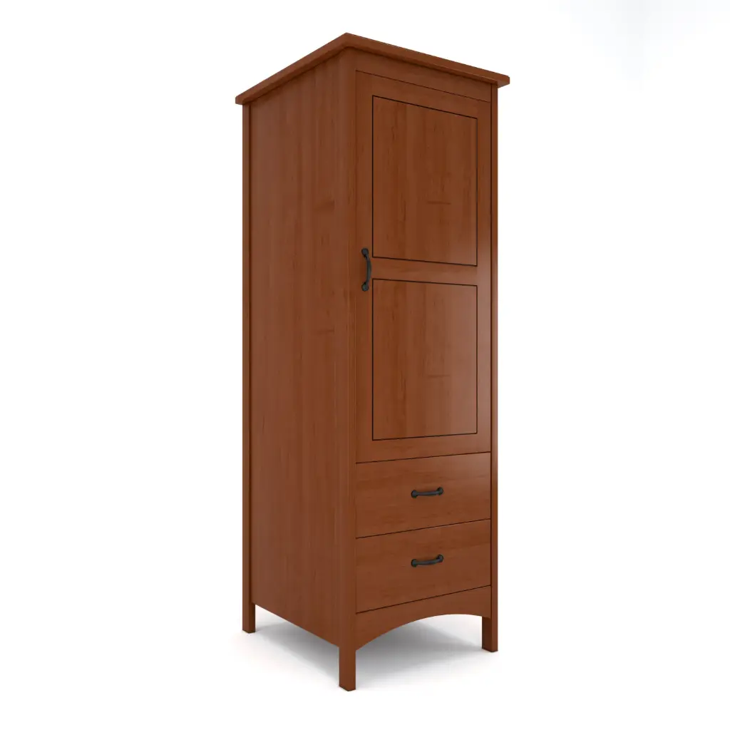 Metro Wardrobe 24"Wide - 1Door 2Drawer