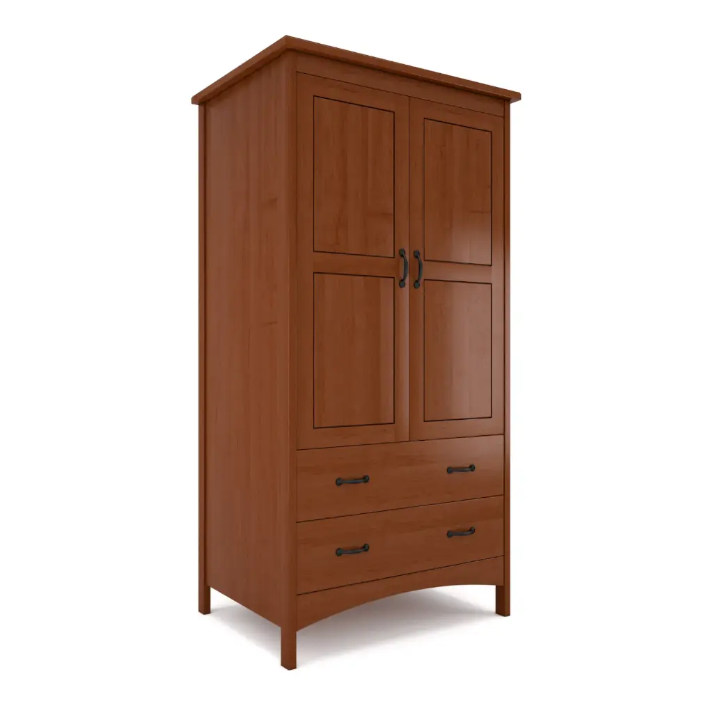 Metro Wardrobe 36"Wide - 2Door 2Drawer