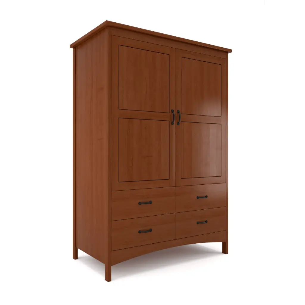 Metro Wardrobe 48"Wide - 2Door 4Drawer