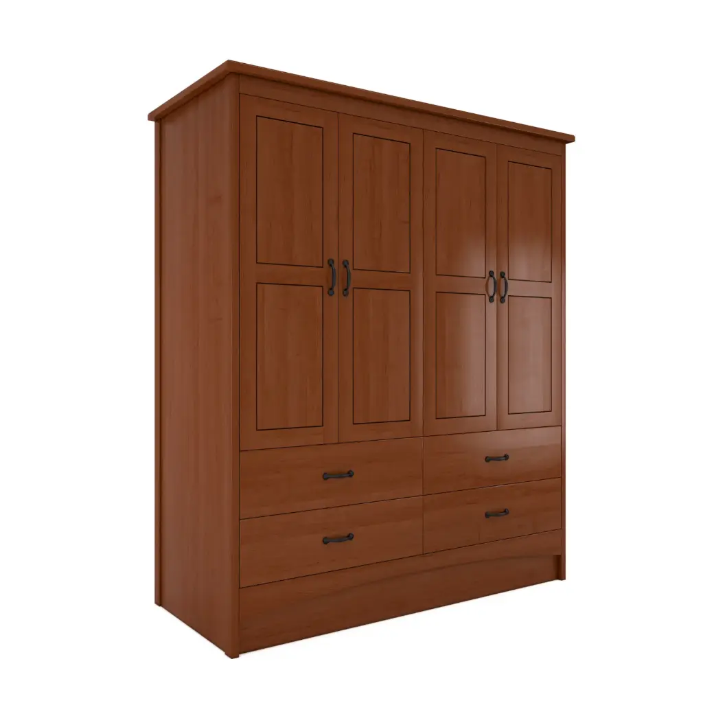 Metro Wardrobe 60"Wide - 4Door 4Drawer