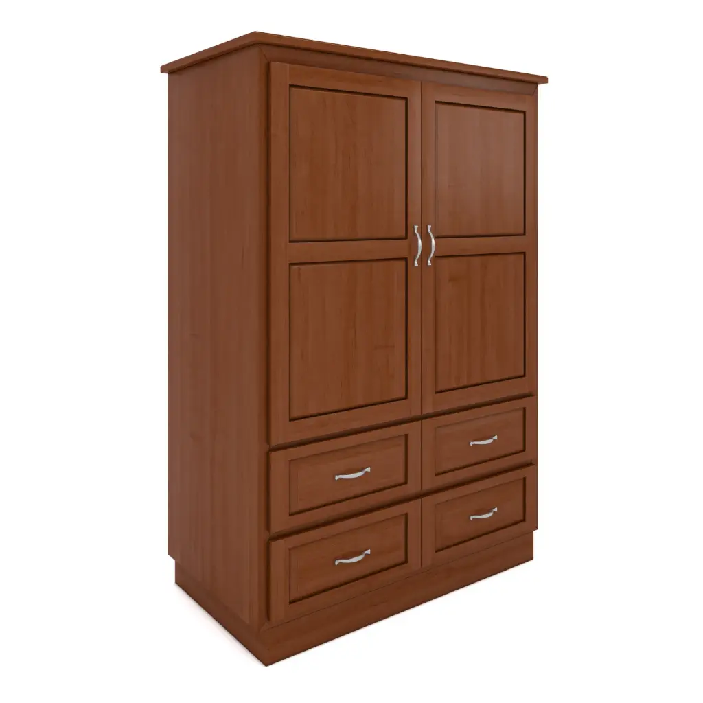 Brookside Wardrobe 48"Wide - 2Door 4Drawer