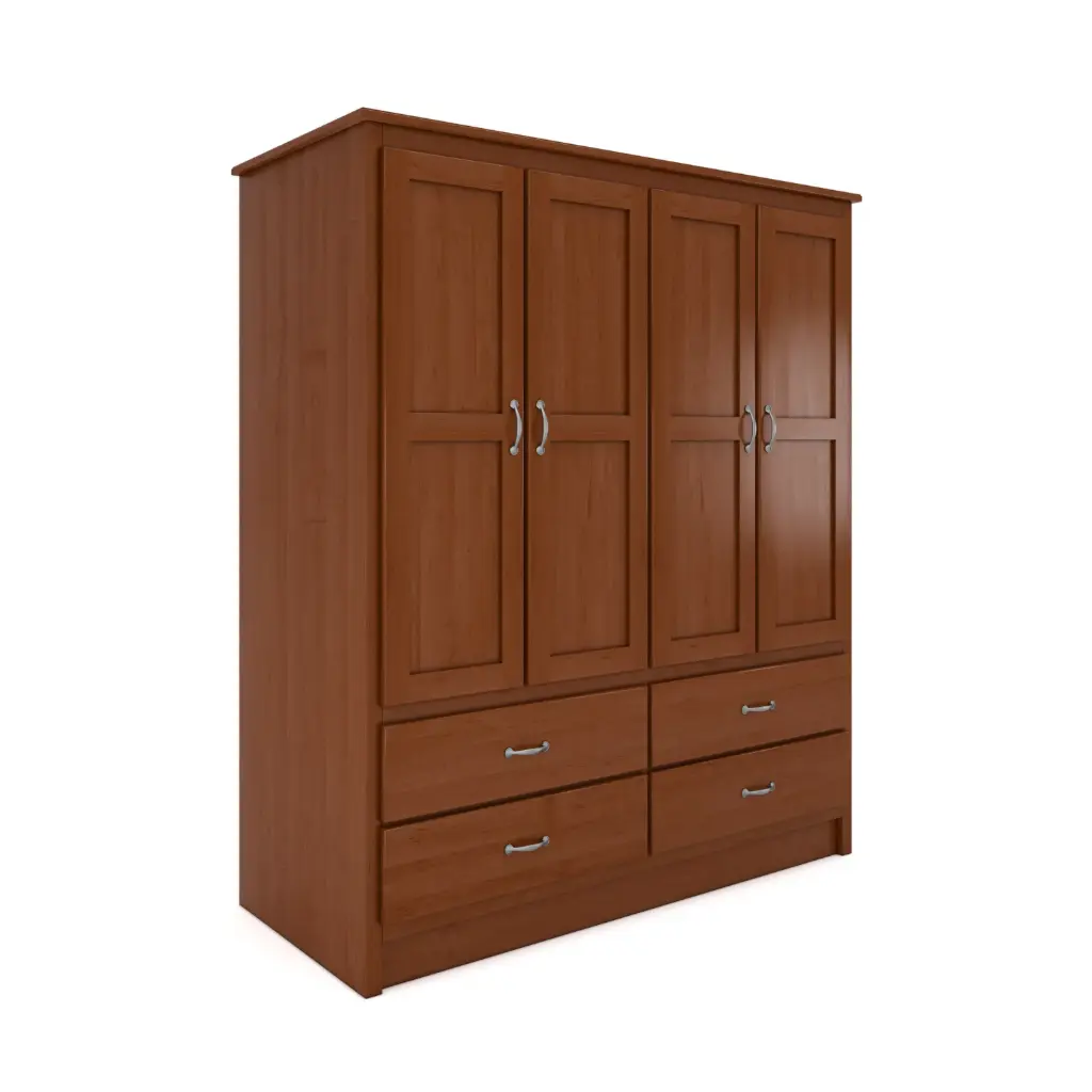 Raleigh Wardrobe 60"Wide - 4Door 4Drawer