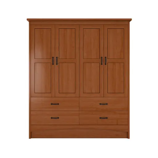 Metro Wardrobe 60"Wide - 4Door 4Drawer