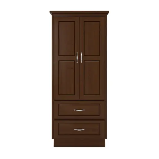 Brookside Wardrobe 30"Wide - 2Door 2Drawer