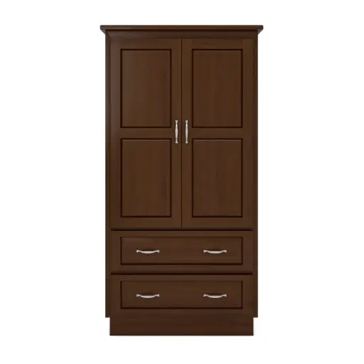 Brookside Wardrobe 36"Wide - 2Door 4Drawer