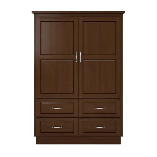 Brookside Wardrobe 48"Wide - 2Door 4Drawer