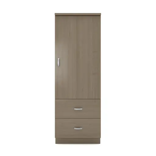 Milano Wardrobe 24"Wide - 1Door 2Drawer