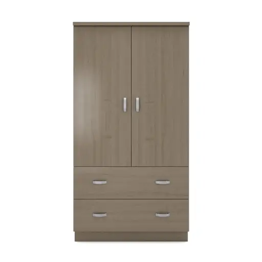Milano Wardrobe 36"Wide - 2Door 4Drawer