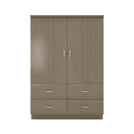 Milano Wardrobe 48"Wide - 2Door 4Drawer