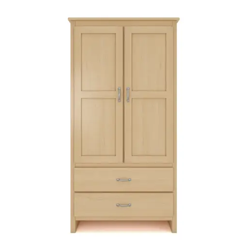 Raleigh Wardrobe 36"Wide - 2Door 2Drawer
